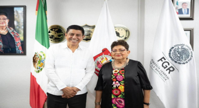 Ernestina Godoy reconoce avances en Oaxaca y refrenda coordinación con Salomón Jara