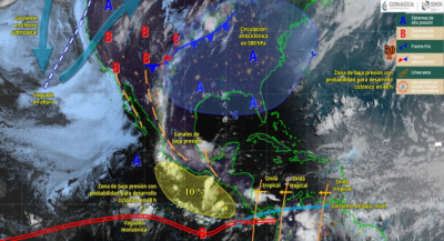 Persistirán las lluvias en gran parte de Oaxaca este martes