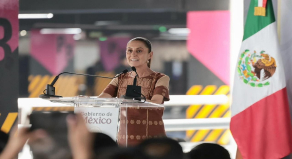"Es un compromiso cumplido": presidenta Claudia Sheinbaum encabeza entrega de la 1 fase de remodelacion del Aeropuerto Internacional Benito Juarez ciudad de México