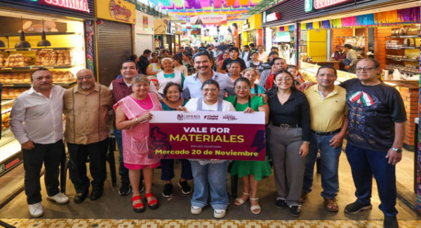 Ray Chagoya acerca el Banco de Materiales a mercados de Oaxaca de Juárez