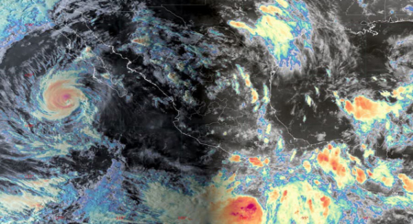 Se prevén lluvias intensas en regiones de Guerrero y Oaxaca por la tormenta tropical Rachel
