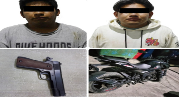 Policía Municipal detiene a dos personas por el presunto delito de robo con violencia