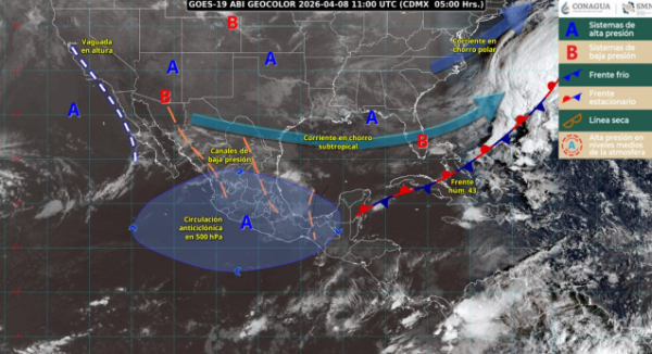 Inestabilidad atmosférica generará lluvias y tormentas en Oaxaca
