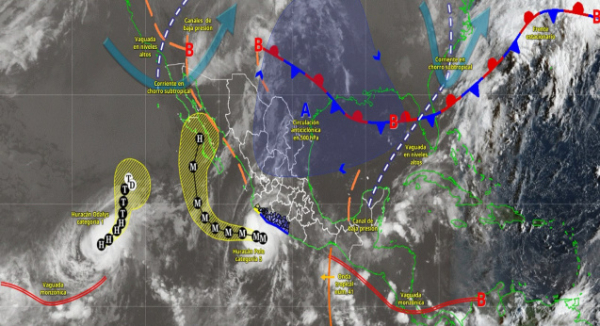 Lluvias fuertes y oleaje elevado continuarán en Oaxaca