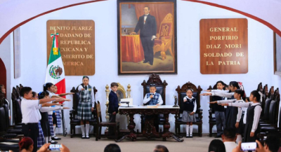Instalan Cabildo Infantil en Oaxaca de Juárez
