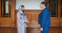 Sheinbaum recibe a Malala en Palacio Nacional