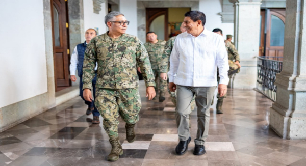 Gobierno de Oaxaca y Marina fortalecen coordinación en materia de seguridad y desarrollo regional