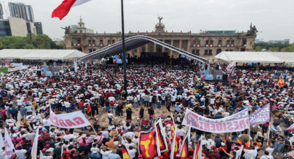 Claudia Sheinbaum reúne a 152 mil personas en arranque de gira “Honestidad y Resultados”