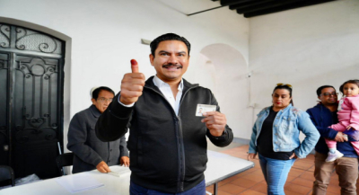 Ray Chagoya llama a participar y refrenda jornada en calma en Oaxaca de Juárez