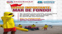 Alerta SSPC a la ciudadanía por fenómeno de Mar de Fondo en costas oaxaqueñas