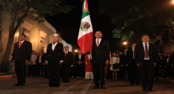 Marcha Patriótica enaltece el orgullo y la identidad de Oaxaca de Juárez