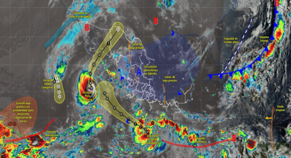Prevén tormentas localmente fuertes y mar picado en costas de Oaxaca