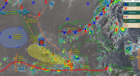 Pronostican lluvias y tormentas en Sierra Sur, Cuenca del Papaloapan e Istmo de Tehuantepec