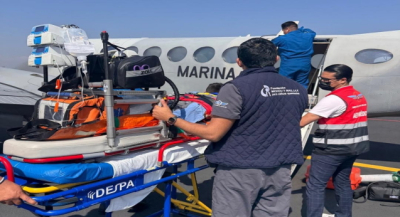 Colabora Gobierno de Oaxaca en traslado de menor con quemaduras a Galveston, Texas