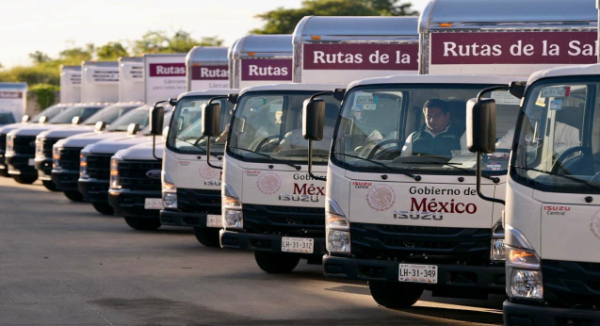 Arrancan rutas de la salud: esta semana se abastecerán 15 millones de medicamentos e insumos a más de 8 mil unidades médicas del IMSS Bienestar