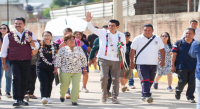 Inaugura Salomón Jara pavimentación de calle en Pueblo Nuevo; fortalece movilidad y conectividad