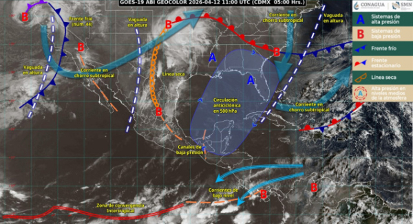 Persistirán condiciones para lluvias con chubascos puntuales en la Mixteca y Sierra Sur