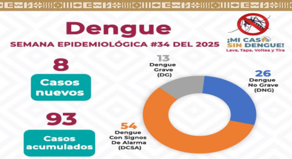 Registra SSO 47% de positividad de larvas de mosquitos en viviendas de 53 municipios