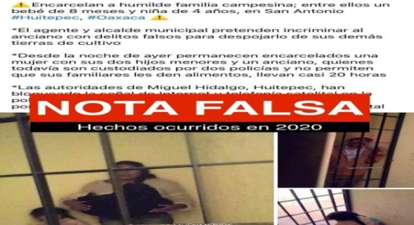 Desmiente Sego encarcelamiento de familia campesina en San Antonio Huitepec