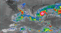 Lluvias de variable intensidad la noche de este lunes para Oaxaca