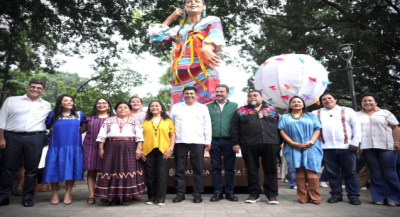 Inauguran el Sendero de los Nahuales en el corazón de Oaxaca de Juárez