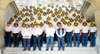 Reconoce Gobierno de Oaxaca 72 años de servicio del Heroico Cuerpo de Bomberos