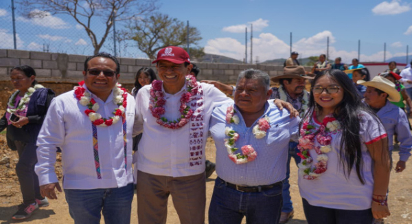 Entrega Ceabien red de agua potable y PTAR a San Miguel Tilquiápam