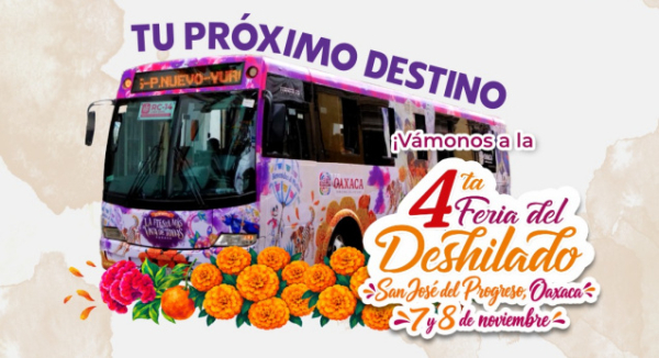 Sectur Oaxaca y BinniBus llevan a la 4ª Feria del Deshilado de San José del Progreso