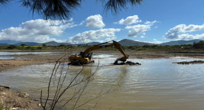 Rehabilita SIC presa Santa Martha de Santa Lucía Ocotlán a favor de 4 mil habitantes