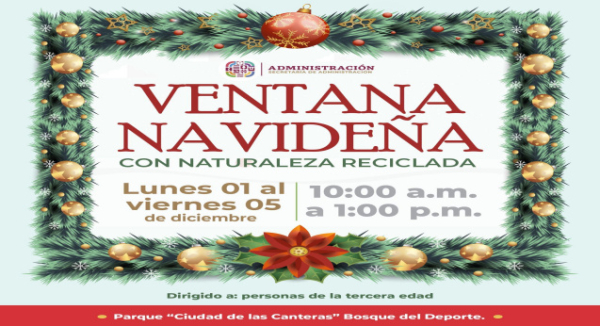 Invita Secretaría de Administración a participar en actividades decembrinas en espacios públicos de Oaxaca
