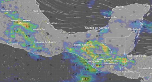 Pronostican tormentas potencialmente fuertes en regiones de Oaxaca