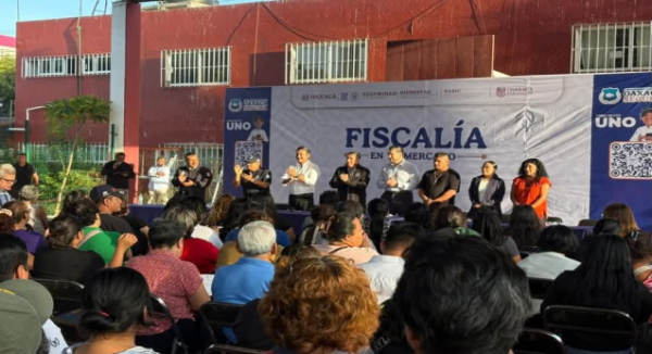 Gobierno Municipal y Fiscalía acercan servicios de atención y orientación a comerciantes y ciudadanía en Candiani