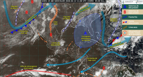 Lluvias con tormentas y calor intenso marcarán el clima en Oaxaca: Protección Civil