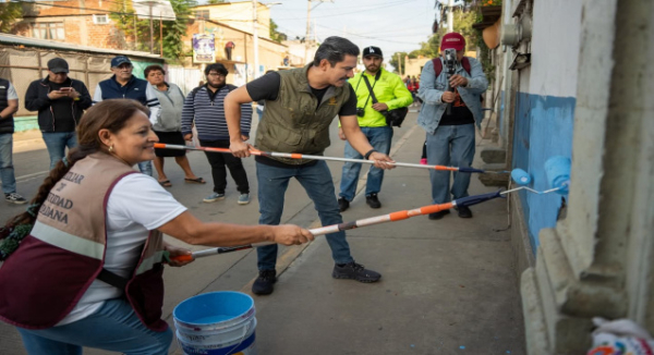 Vecinas y vecinos del Exmarquesado transforman su barrio con el Tequio Vecinal