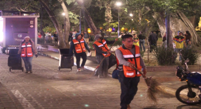 Oaxaca de Juárez mantiene una ciudad limpia durante las festividades de Día de Muertos