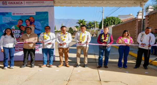 Inaugura Salomón Jara rehabilitación del sistema de drenaje sanitario en el Tule que beneficia a más de 8 mil habitantes