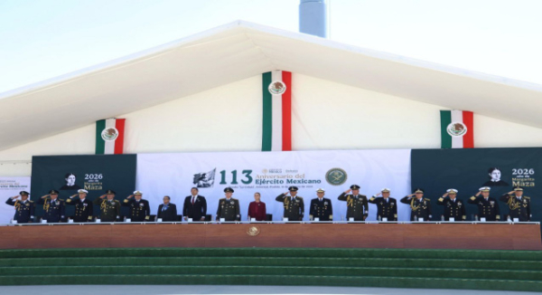 Nuestras fuerzas armadas son garantía de que México decidirá su destino con independencia”: Presidenta Claudia Sheinbaum en 113 Aniversario del Ejército Mexicano