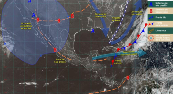 Prevalecerán condiciones de lluvias y descargas eléctricas en Oaxaca