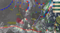 Pronostican lluvias y áreas de tormenta localmente fuertes en Oaxaca durante este domingo