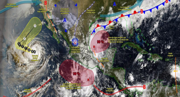 Oaxaca mantendrá condiciones de lluvias y cielo nublado para este miércoles