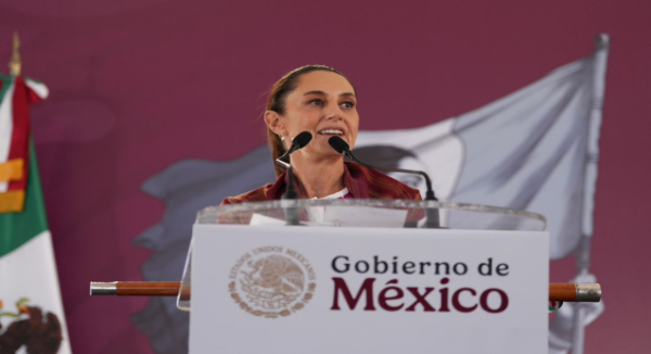 En Oaxaca, presidenta Claudia Sheinbaum inaugura la carretera Mitla - Tehuantepec