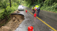 Activan Plan de Atención Vial en Emergencias por lluvias en tres regiones de Oaxaca