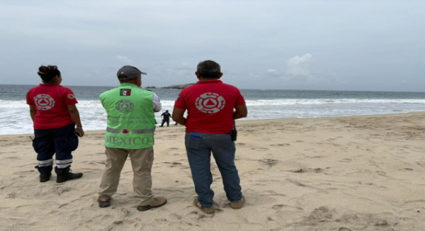 Reporta Protección Civil localización del cuerpo de segundo turista desaparecido en playa Zicatela