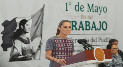 "La Primavera Laboral llegó para quedarse”: en el Día del Trabajo, Presidenta Claudia Sheinbaum anuncia acuerdo para que las y los trabajadores del estado ganen el salario medio del IMSS