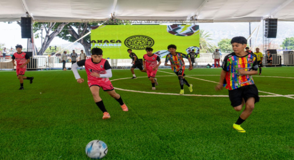 Oaxaca de Juárez vive ambiente mundialista con el arranque de la Liga Mundial Vecinal 2026