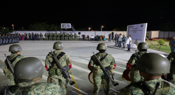Inaugura Salomón Jara Cuartel de la Guardia Nacional en Juchitán de Zaragoza