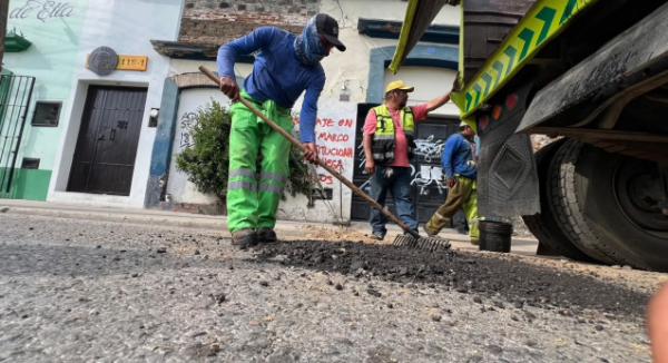 Menos baches, mejores vialidades en Oaxaca de Juárez