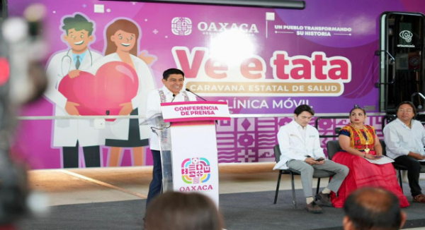 Para mejorar la atención médica, refuerza Primavera Oaxaqueña Caravana Estatal de Salud Ve’e Tata