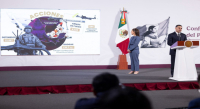 Presidenta Claudia Sheinbaum destaca reducción de 19 homicidios dolosos diarios entre septiembre de 2024 y marzo de 2025, como parte de la estrategia nacional de seguridad