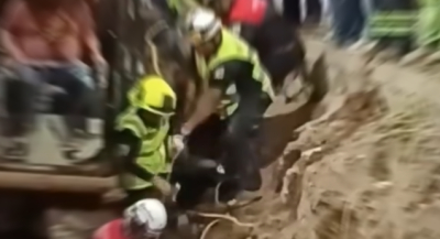 Lamenta Gobernador Salomón Jara accidente en obra de drenaje en Tehuantepec
